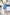 Aurora Blue Sweetheart Puff-Sleeve Mini Dress