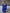 Adriana Blue Square Neck Long Sleeve Mini Dress