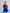 Camilla Blue Backless Puff Sleeve Bustier Mini Dress