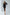 Beatrice Black Crepe Puff Sleeve V-Neck Midi Dress
