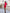 Adriana Crimson One-Shoulder Asymmetric Mini Dress