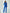 Adriana Blue Single-Breasted Two-Piece Suit
