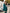 Adriana Green Double-Breasted Crepe Two-Piece Suit