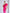 Francesca Crimson Satin Ruffled V-Neck Midi Dress