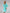 Adriana Tiffany-Blue Square Neck Long Sleeve Mini Dress