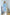 Beatrice Sky-Blue Square-Neck Puff-Sleeve Midi Dress