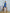 Adriana Blue One-Shoulder Asymmetric Mini Dress