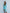 Aurora Tiffany-Blue Sweetheart Puff-Sleeve Asymmetrical Mini Dress