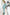 Aurora Olive Cropped Jacket Two-Piece Suit