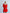 Aurora Red Sweetheart Puff-Sleeve Asymmetrical Mini Dress