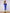 Beatrice Blue Satin Sweetheart Puff-Sleeve Corseted Midi Dress