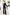Aurora Black Cropped Blazer Two-Piece Crepe Suit