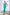 Adriana Tiffany-Blue Satin Corseted Strapless Midi Dress