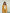 Adriana Mustard Striped Single-Breasted Two-Piece Suit