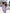 Beatrice Lavender Satin Puff-Sleeve V-Neck Midi Dress