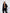 Adriana Black Shawl-Lapel Two-Piece Suit