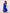 Camilla Blue Backless Puff Sleeve Bustier Mini Dress
