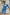 Adriana Blue One-Shoulder Asymmetric Mini Dress