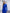 Fiamma Blue Long-Sleeve Slit Midi Dress