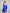 Camilla Blue Backless Puff Sleeve Bustier Mini Dress