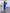 Fiamma Blue Long-Sleeve Slit Midi Dress