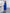 Fiamma Blue Long-Sleeve Slit Midi Dress