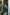 Adriana Emerald Satin Cloak Sleeve Mini Dress