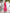 Adriana Crimson Puff-Sleeve Bustier Midi Dress