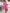 Adriana Crimson Puff-Sleeve Bustier Midi Dress