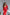 Adriana Red Long Sleeve V-Neck Midi Dress