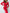 Adriana Red Long Sleeve V-Neck Midi Dress