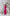 Eleonora Fuchsia Satin Long-Sleeve Maxi Dress