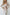 Adriana Beige Long Sleeve V-Neck Midi Dress