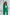 Adriana Green Belted Double-Breasted Crepe Suit Two-Piece
