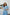 Adriana Sky-Blue Buttoned Puff-Sleeve Midi Dress