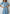 Adriana Sky-Blue Buttoned Puff-Sleeve Midi Dress