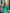 Aurora Green Puff-Sleeve Russian Satin Midi Dress