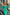 Aurora Green Puff-Sleeve Russian Satin Midi Dress