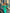 Aurora Green Puff-Sleeve Russian Satin Midi Dress