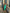 Aurora Green Puff-Sleeve Russian Satin Midi Dress