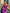 Aurora Purple Russian-Satin Puff Sleeve Midi Dress