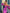 Aurora Purple Russian-Satin Puff Sleeve Midi Dress