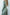 Adriana Green Thigh-Slit Maxi Dress