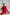 Adriana Red Belted Double-Breasted Crepe Two-Piece Suit