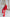 Adriana Red Belted Double-Breasted Crepe Two-Piece Suit