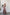 Adriana Fraise Faux-Silk Thigh-Slit Maxi Dress