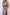 Adriana Fraise Faux-Silk Thigh-Slit Maxi Dress