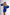 Beatrice Electric Blue Puff Sleeve Mini Prom Dress