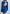 Adriana Blue Backless Puff Sleeve Crepe Mini Dress