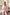 Adriana Pink Belted Double-Breasted Crepe Two-Piece Suit